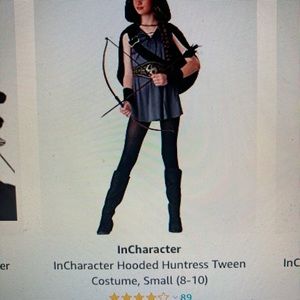 Katniss/Huntress costume in girls L (12-14)